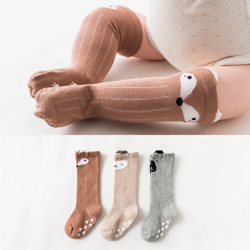 

Children's Korean cartoon stockings baby non-slip cotton stockings baby girls boys newborn toddler floor cute high-tube socks