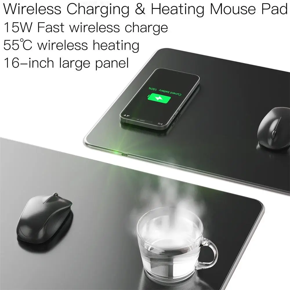 

JAKCOM MC3 Wireless Charging Heating Mouse Pad Super value than holder in car 6054 portable velvet shipping to