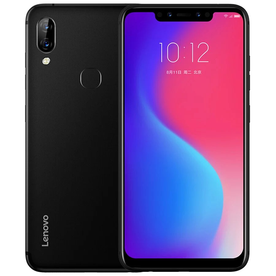 Глобальная версия lenovo S5 Pro 6GB 64GB 6,2 ''смартфон с зазубривающимся экраном 4 камеры 3500mAh Восьмиядерный 4G LTE разблокированный мобильный телефон - Цвет: Black