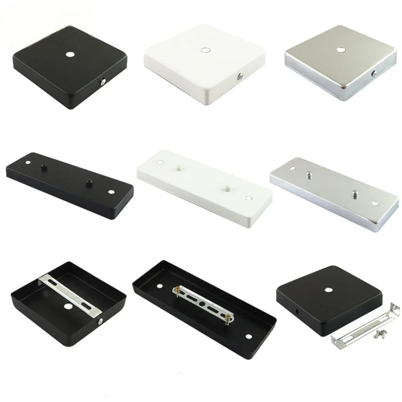 6 шт. прямоугольная Потолочная пластина черного белого цветов