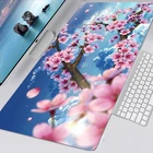 Игровой коврик для мыши с цветочным рисунком, 900x400