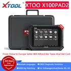 Инструмент для коррекции кода автомобиля XTOOL X100 PAD2 OBD2, диагностический инструмент для Porsche, Benz, VW
