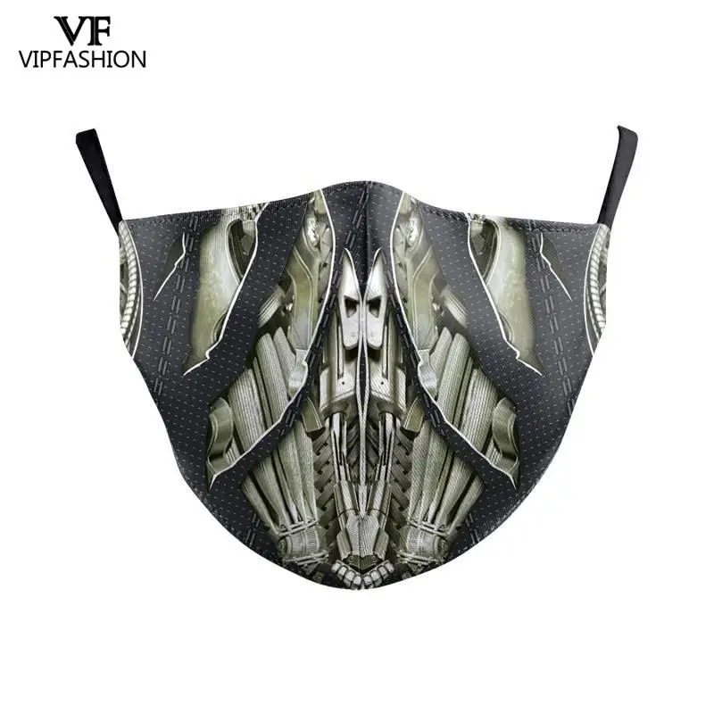 VIP модная маска для лица взрослых стимпанк печатных уход за кожей MasksAnti пыли