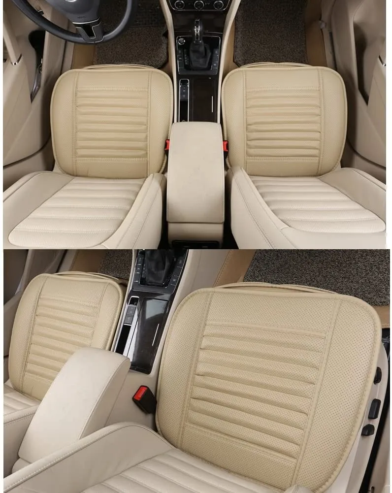 Чехол для сидения автомобиля Reathable кожа бамбуковые подушки Универсальный