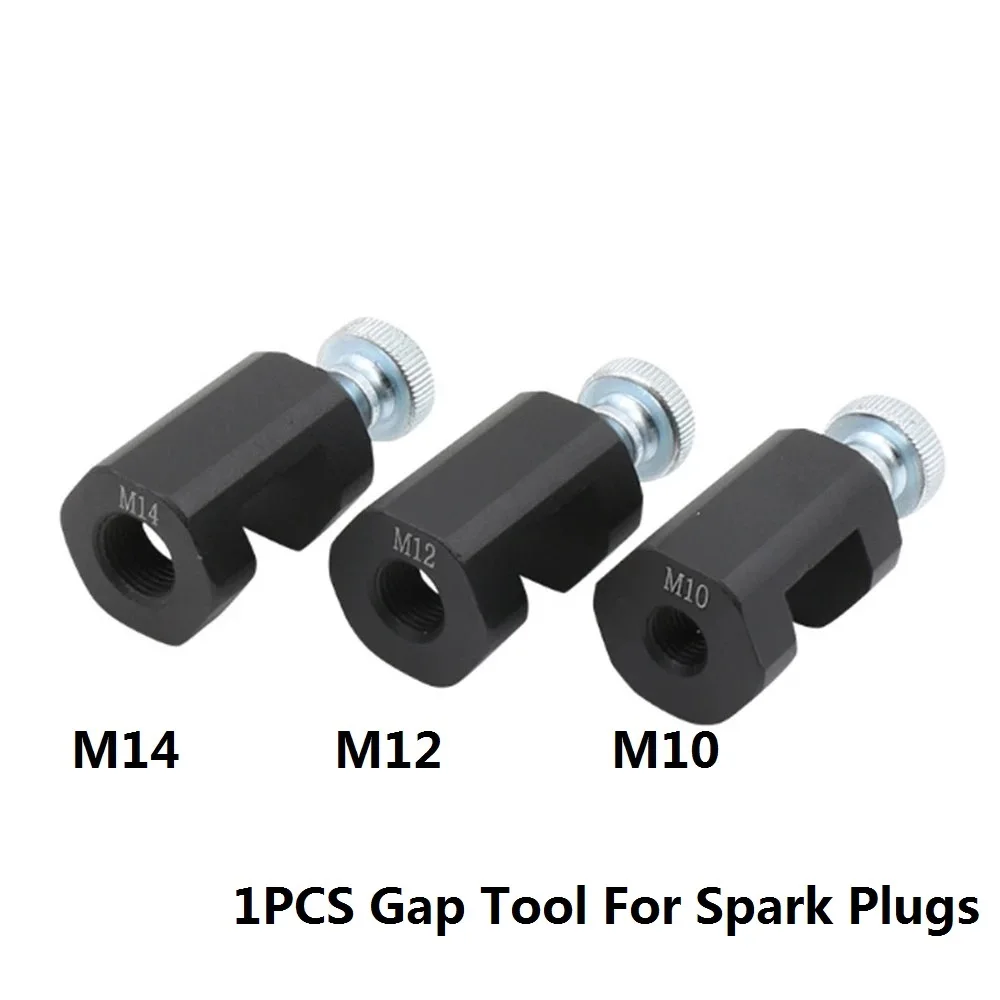 

1pc Spark Plug Billet Aluminum Precision 14mm 12mm 10mm Car Spark Plug Gap Tool Sparkplug Caliper Gapper Gapping Car Accessories