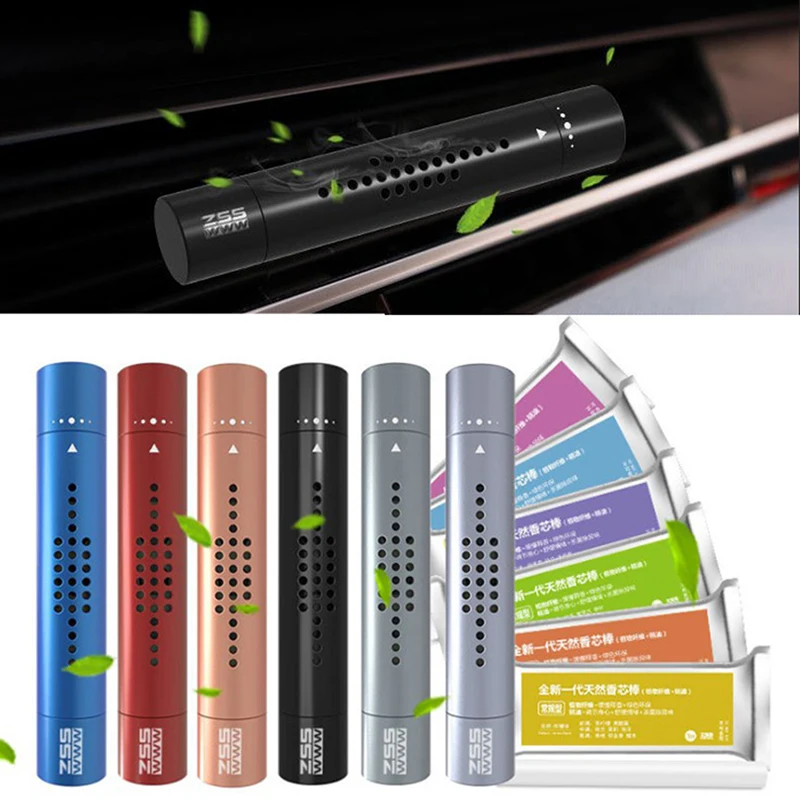 

Car Interior Air Freshener Vent Clip Outlet Air Condition Diffuser Solid Flavoring Perfume Fragrance Auto Smell for VW Kia