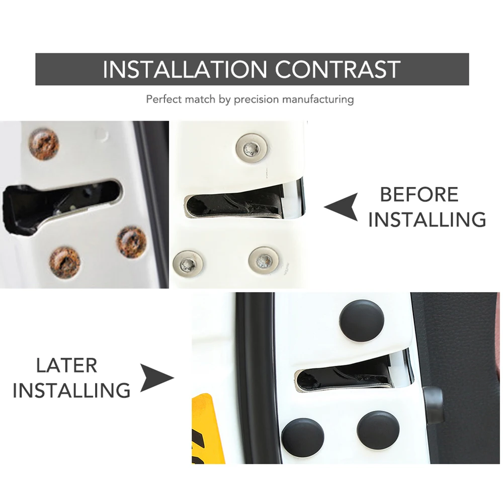 12 шт. защитный винт для автомобильного дверного замка крышка-наклейка всех