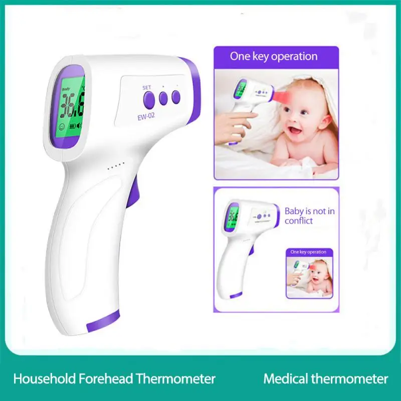 

Цифровой инфракрасный термометр, Бесконтактный лазерный пистолет, ручной ИК-температурный пирометр, цветной ЖК-дисплей, измеритель темпер...