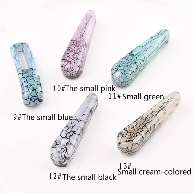 Корейский акриловый взрывоопасный взрывчатый длинный каплевидный ювелирный