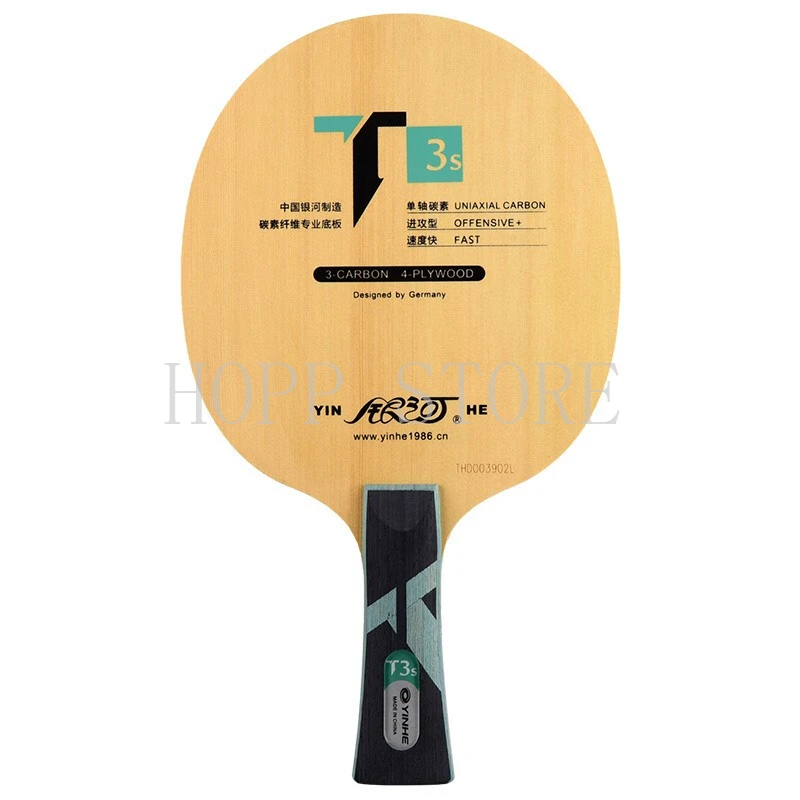 Galaxy Milky Way Yinhe T3s T 3s T-3s 4 Wood + 3 Carbon Table Tennis Blade for PingPong Racket