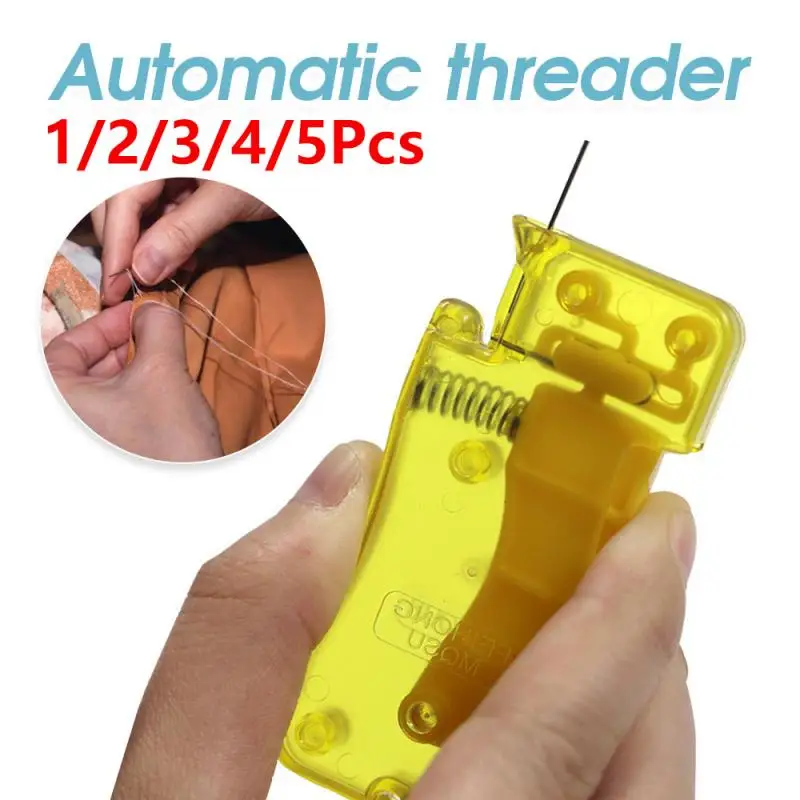 

1/2/3/4pcs Auto Needle Threader Diy Tool Home Sewing Needle Threader Guide Needle Easy Device For Family DIY Sewing Accessories
