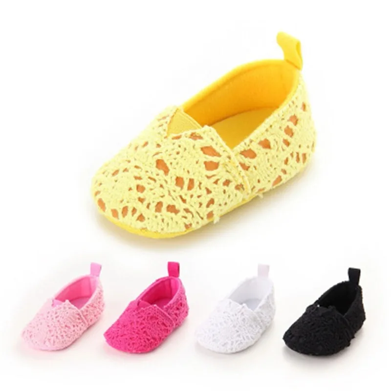 

Lovely Infant Toddler Princess First Walkers Newborn Baby Girls Kid Prewalker Soft Soled Shoe Bow Dress Knitting Shoes Footwear