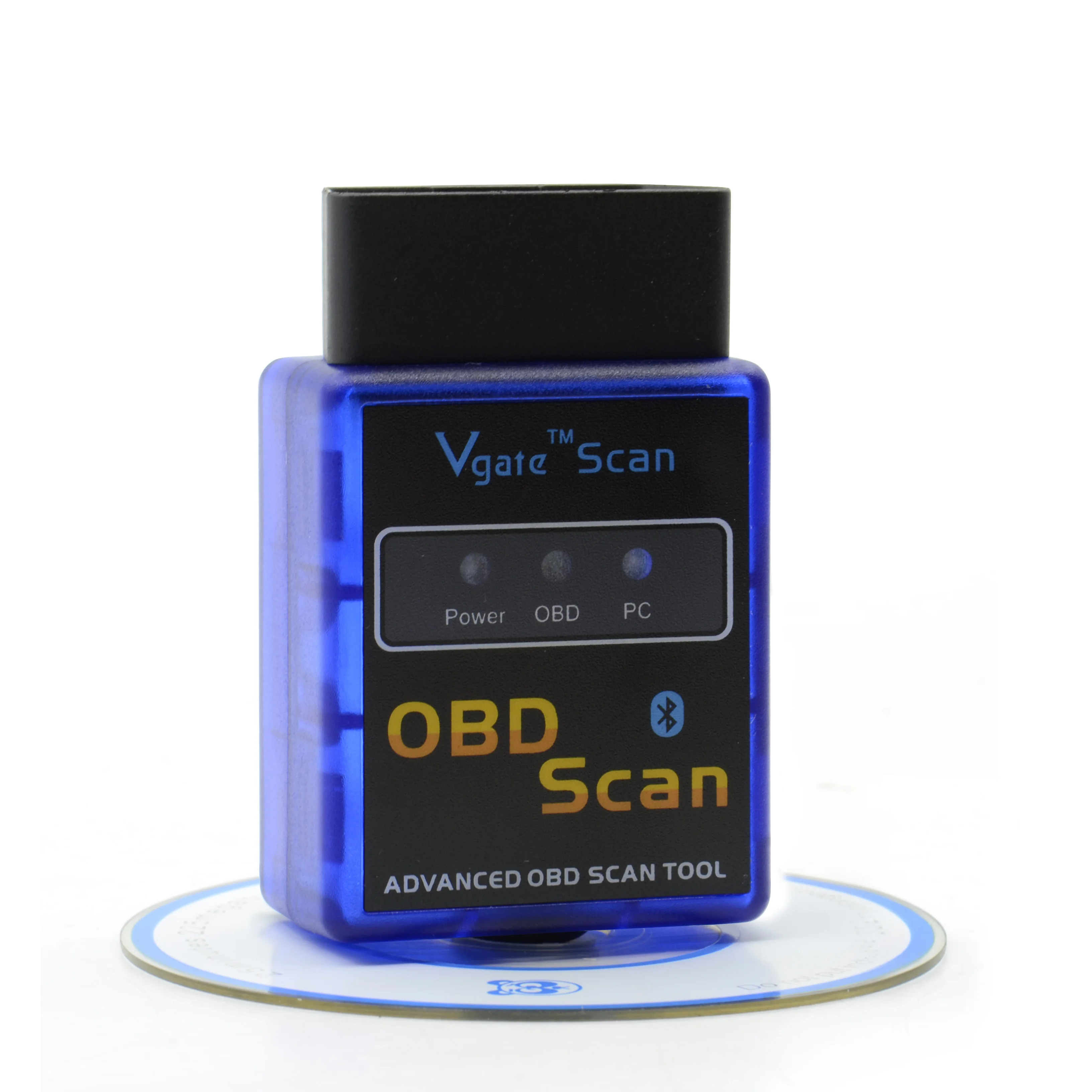Заводская цена мини ELM 327 Bluetooth 2 1 Vgate Scan OBD2 / OBDII ELM327 V2.1 сканер кодов поддерживает