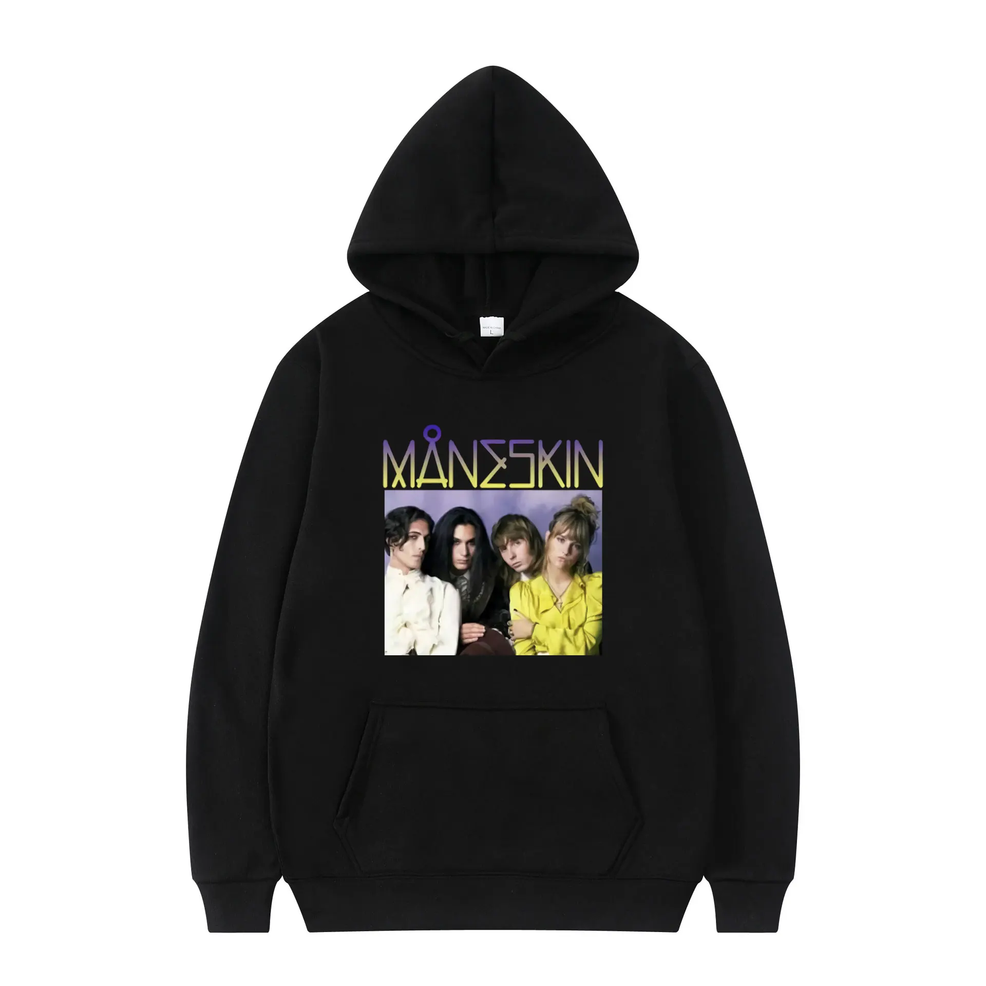 

2021 Hot Sale Band Maneskin Casual New Style Hoodies Cotton Retro Oversized New Wears Long -Sleeves Harajuku Comfortabled Hoodie