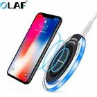 Olaf qi Беспроводное зарядное устройство для iPhone X XR XS Max 8 Беспроводная зарядка USB для Samsung Xiaomi Huawei зарядное устройство Qi Беспроводная подставка