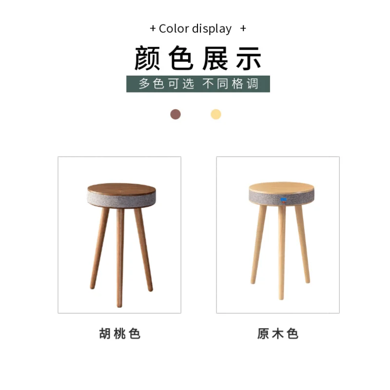 

Диванный боковой столик, Маленький журнальный столик, Беспроводная зарядка, простой боковой столик в скандинавском стиле, маленький круглы...