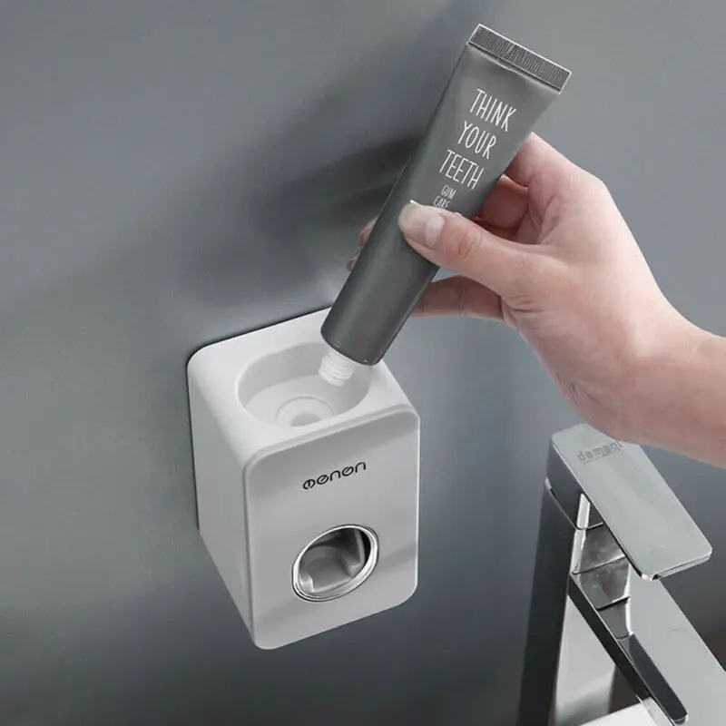 Настенный автоматический диспенсер для зубной пасты выдавливатель без