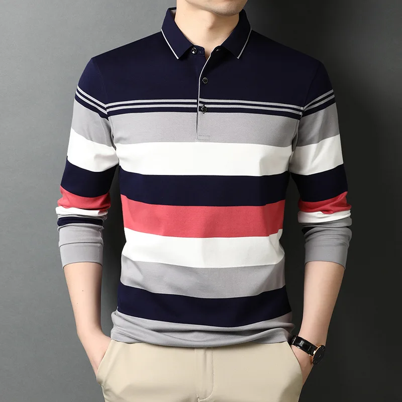 

unlined upper garment to the spring and autumn period and the new men fashion city leisure long-sleeved cotton T-shirt