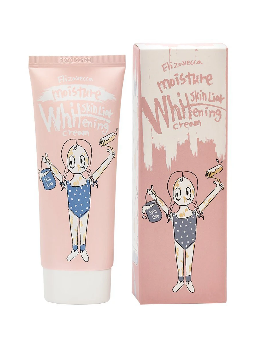 Крем-эмульсия ELIZAVECCA осветляющая и увлажняющая 100мл SKIN LIAR CREAM |