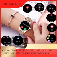 z71 hot selling women 2021 smart watch bluetooth call heart rate blood pressure female physiological connect tws headset music