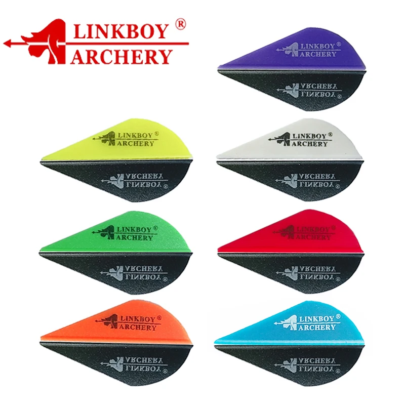 36pcs Linkboy Archery 2&quot Vane Arrow Fletching Feathers Vanes Compound Traditional Bow Hunting and Shooting DIY |