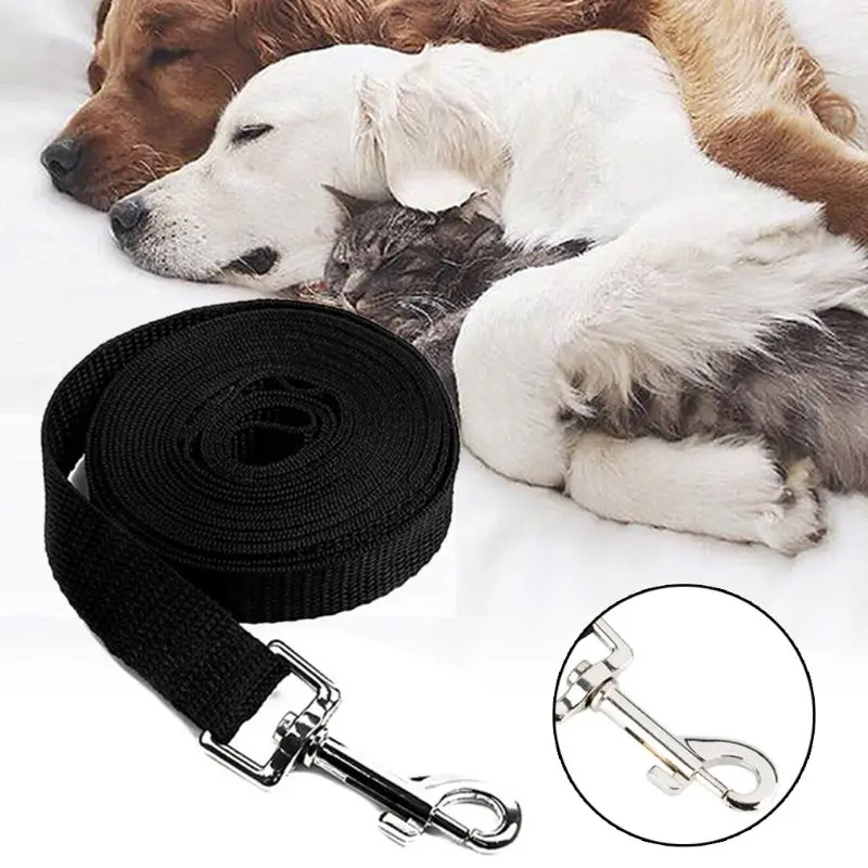 Поводок из искусственного нейлона для собак 10 м/15 м длинная линия обучения