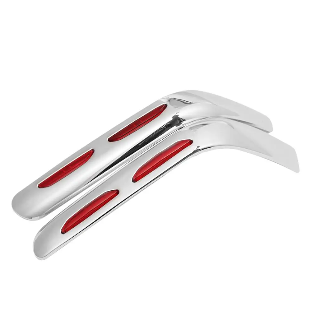 4 шт. обтекатель багажника мотоцикла планки седельная сумка задний ящик красные