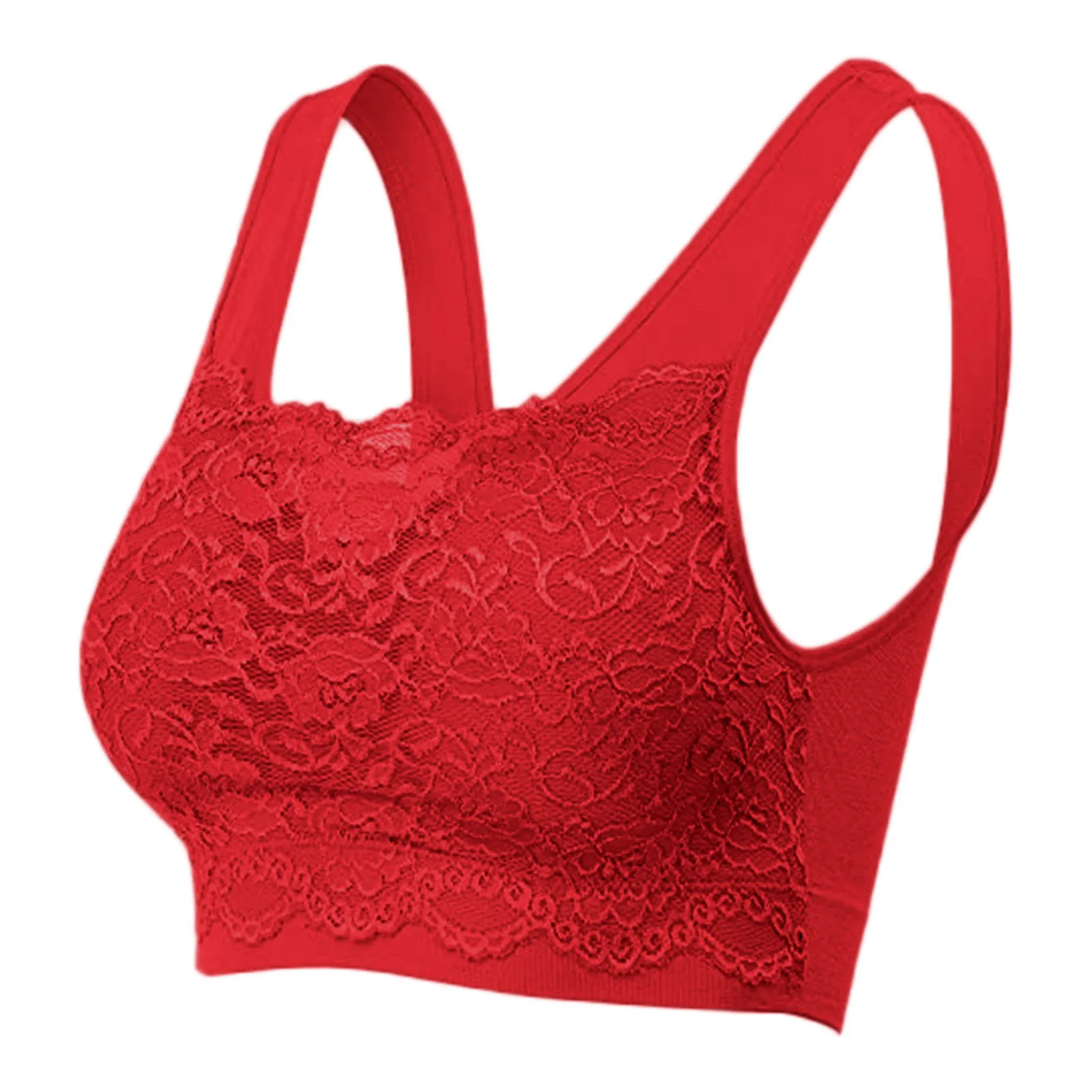 

Women Lace Bra Floral Seamless Lace Bra Top With Front Slim Sexy Bra Cover Sports Corset Bra Comfortable Temptation Underwear