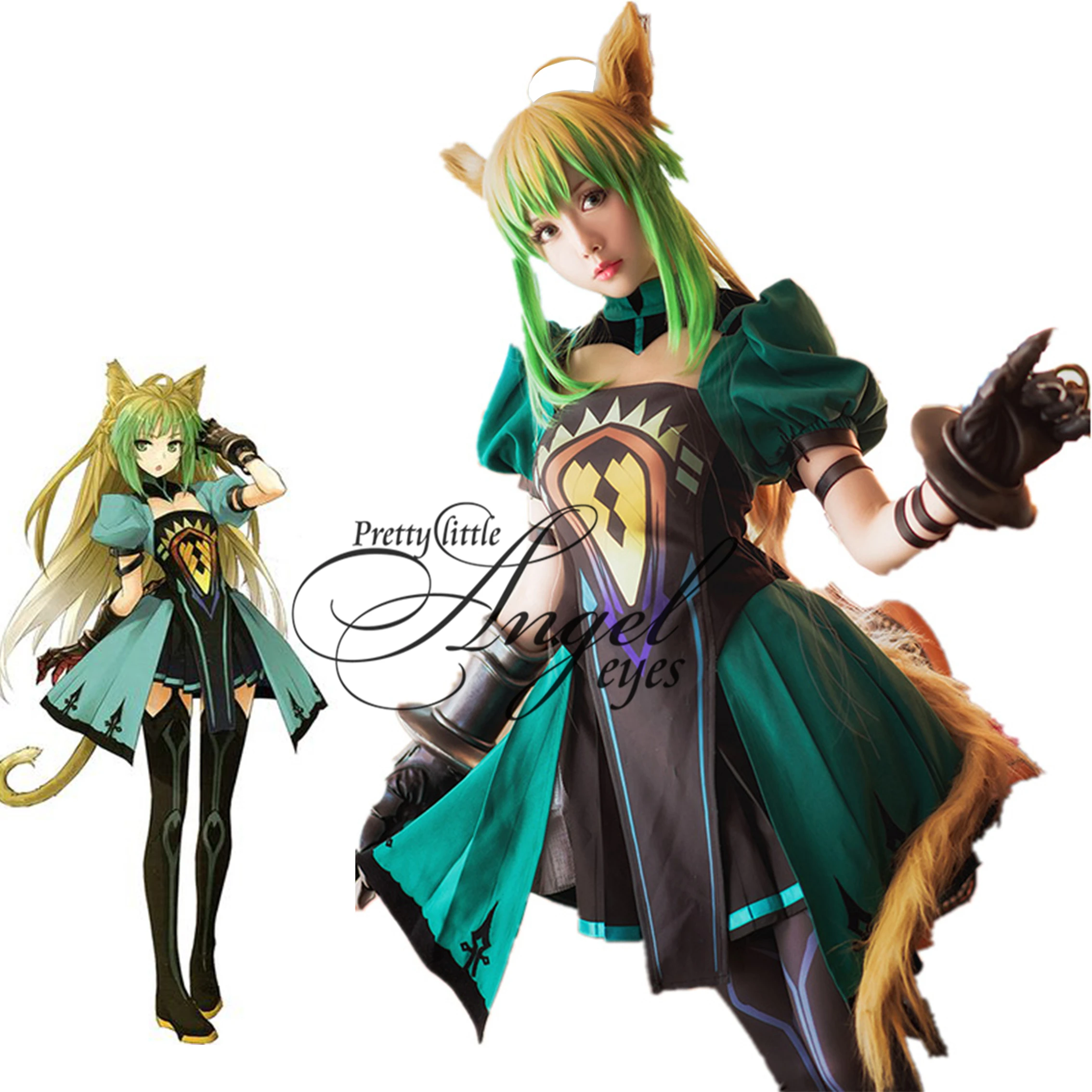 Игра Fate/большой заказ лунный девушка костюм atalanta Косплей Костюм для Хэллоуина