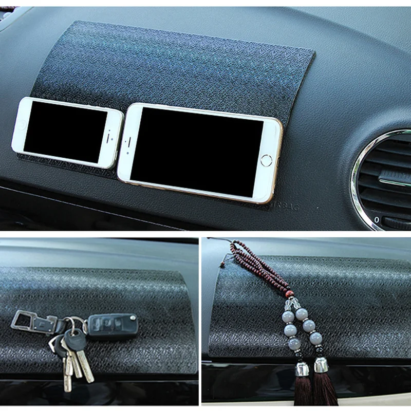 

Universal Car Non-slip Mat Dashboard Phone Small Items Organizer Soft Durable Silicone Anti-skid Pad