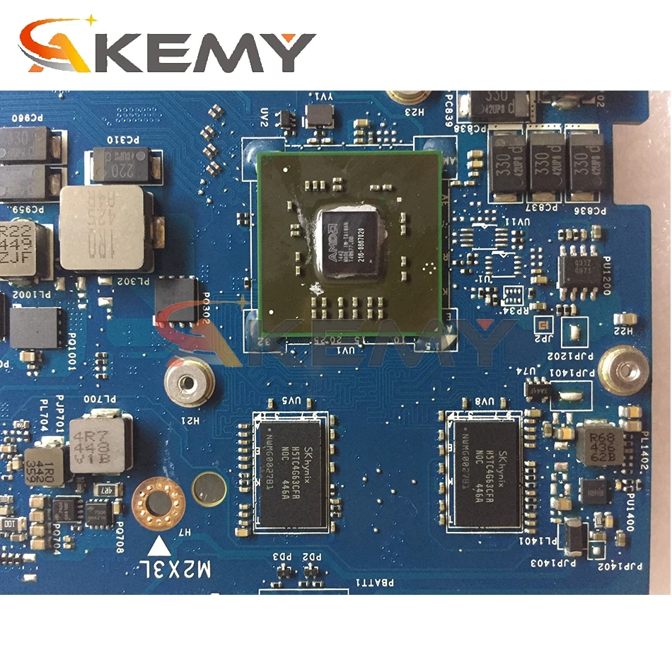 Материнская плата Akemy LA-C142P для Dell Inspiron 5555 5455 5755 A6-7310 R5 M335 2 Гб 09J3FV CN-09J3FV 9J3FV 100%