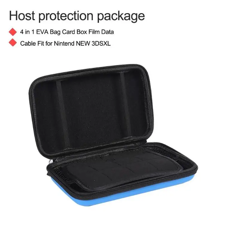 4 в 1 сумка для переноски футляр карт зарядный кабель Nintendo NEW 3dsxl улучшенное