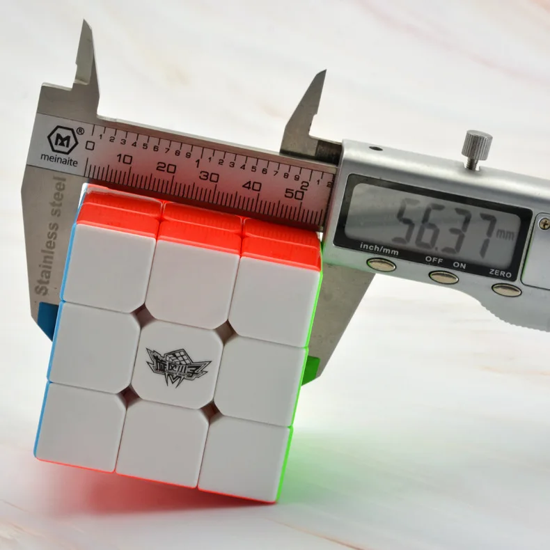 Cyclone Boys 3x3 Stickerless Speed Cube Cubo magico profissional 3x3x3 Пазлы (56 мм) куб головоломка обучающая