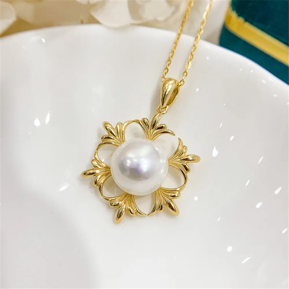 

DIY Pendant base connection Discovery of Jewelry Making Only Pendant Fitting S925 Sterling silver , No Pearl No Chain