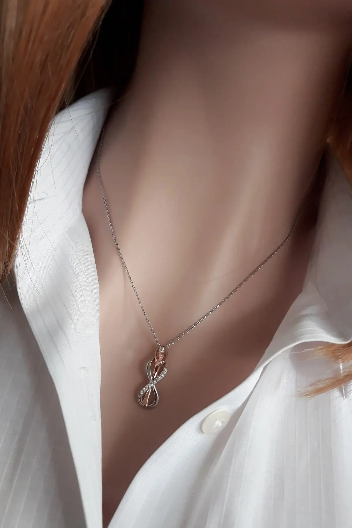 925 sterling Silver Infinite Draw Women Necklace Elegant Design Pleasing Appearance Quality Product Interests Attractive Trend 2021 Fashion Style New jewelry