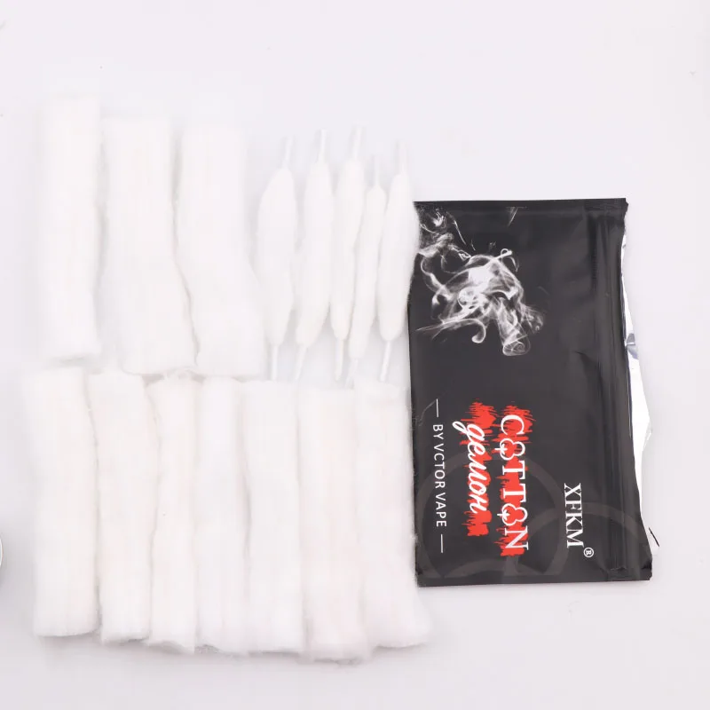 XFKM Devil 1bag/2bags RDA Cotton for RBA DIY Coil Atomizer Bacon Cleaning organic cotton | Электроника