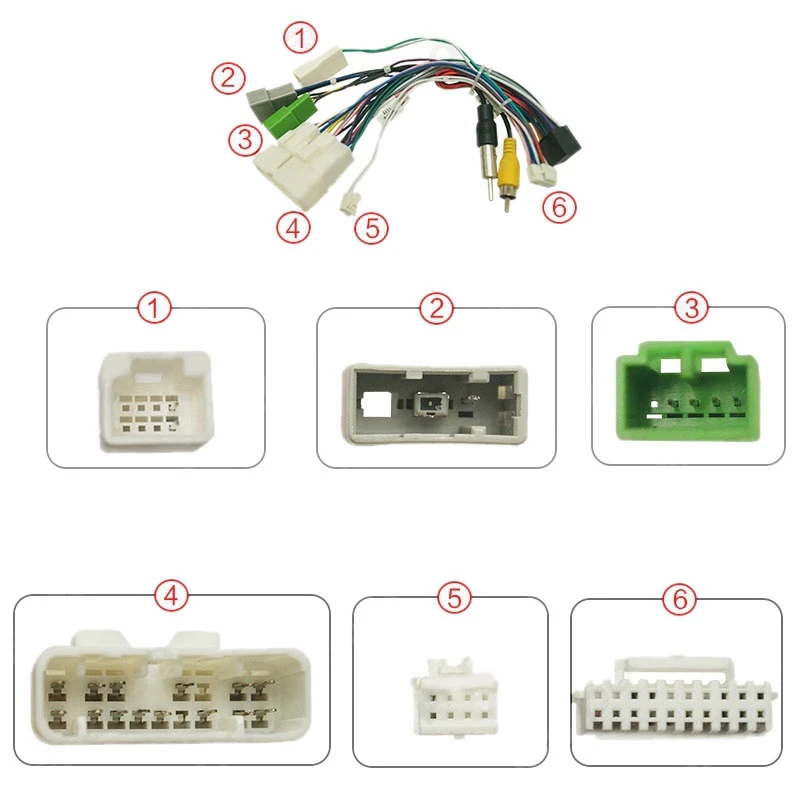 Автомобильный 16-контактный Android аудио мощный радиопровод с Canbus Box автомобильные