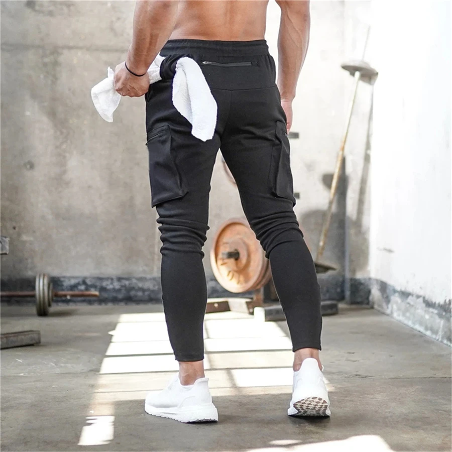

Jogging Pants Men Running Sweatpants Mens Sport GYM Pants Fitness Male Joggers Cotton Quick Dry Training Sports Trousers