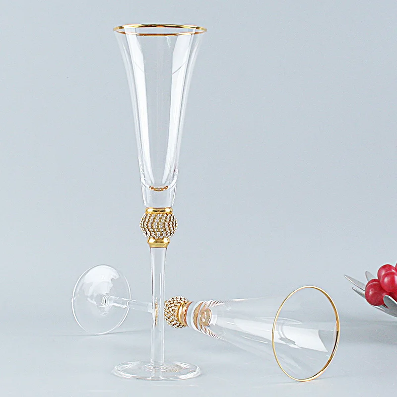 2 шт./лот бокал для шампанского стеклянная посуда вина сока коктейль свадебное