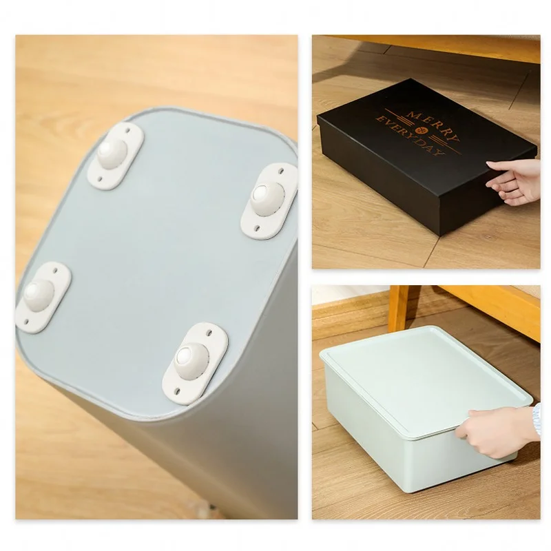 4 шт. Многофункциональный Punch-Бесплатный клей Универсальный колеса универсальный