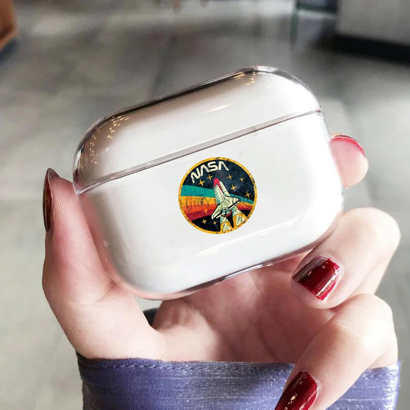 Чехол для наушников Space Rocket Apple Airpods Pro прозрачный защитный чехол 3|Аксессуары