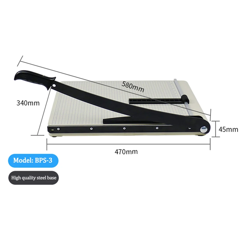 BPS-3 Сталь Бумага резак B4 ручной Офис инструмент гильотинные фото Графический