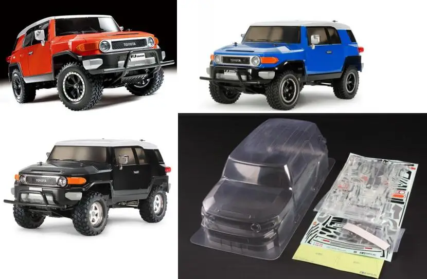 Масштаб 1/10 TOYOYA fj jeep Hilux грузовик/OnRoad кузов автомобиля для Kyosho Tamiya cc01 cr01 HSP
