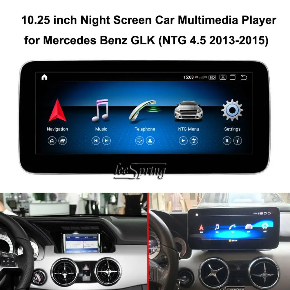 10 25 дюймовый Android 0 Автомобильный GPS навигатор для Mercede Benz GLK X204 GLK260 GLK300 2013 2015