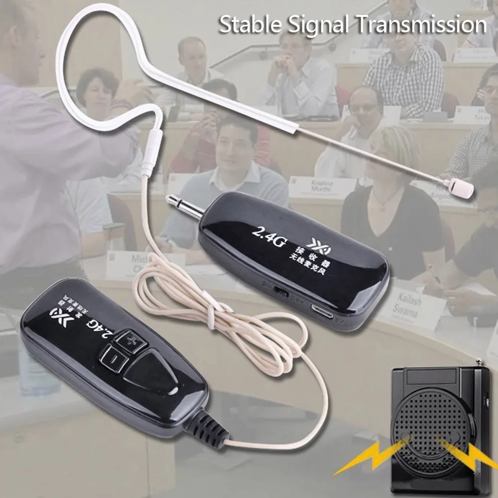 2.4G Wireless Microphone Ear Hook Clip Skin Color Microphones Invisiable MIC Transmitter Receiver for Voice Amplifier Speaker |