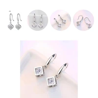 simple earrings geometric accessory lightweight temperament dangle earrings hook earrings drop earrings 1 pair