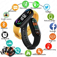 2021 m6 band smart watch men women kids smartwatch fitness wristbands sports bracelet for apple huawei xiaomi smartband watches