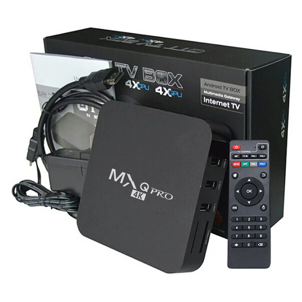 4K HD No lag Network Player Smart TV Box Media Set-top Android Home Remote Control For Brazil/EU/US | Электроника