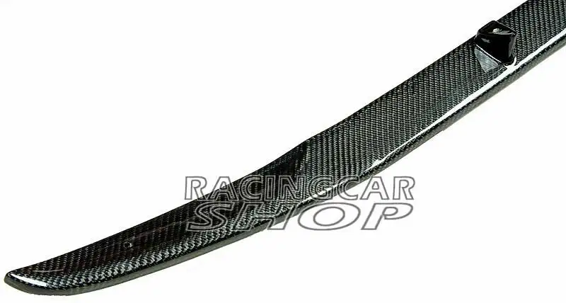 Настоящее карбоновое волокно передний бампер спойлер протектор отделка для бенц