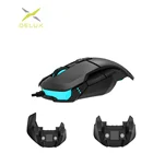 Проводная игровая мышь DELUX M629BU, оптический сенсор, 16000DPI, RGB, 7 кнопок, 89g, PMW3389